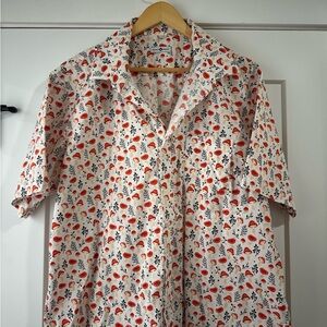 Carmico Mushroom Printed Button-Up